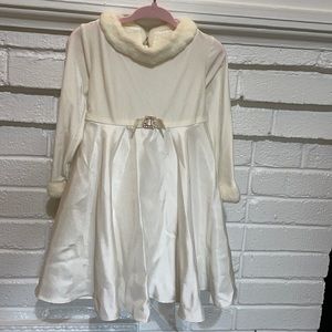 Winter flower girl dress